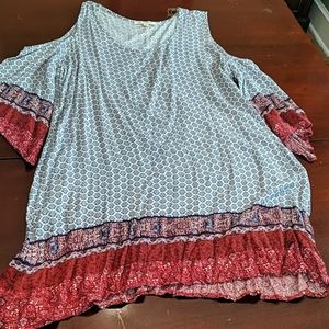 Living Doll Cold-Shoulder Dress